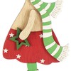 com-four® 2 x Decorative Stand for Christmas, Reindeer Made of