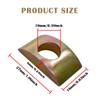 M10 Half Moon Nuts Washer,Solid Half Moon Nuts Washer,Iron Furniture
