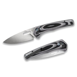 Gerber Gear Sumo EDC - Cuchillo de bolsillo plegable con hoja de borde liso para camping y supervivencia, color cian azul