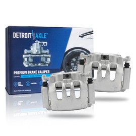 Detroit Axle - Rear Brake Calipers for Ford F-250 F-350 Super Duty 2005-2007, Brake Calipers w/Brackets 2006 F-250 F-350 Super Duty, Replacement Brake Caliper Left and Right