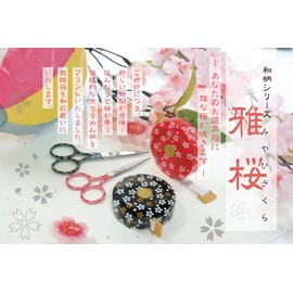 misasa 8178 Japanese Pattern Measure 6.6 ft (2 m), Red