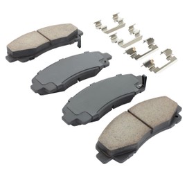 QUALITY-BUILT Premium Ceramic Front Brake Pads (1001-1102C) Compatible with Acura TL 2009-2014, Honda Ridgeline 2006-2011
