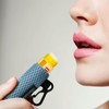 Beautyflier Cute Elastic Lip Balm Holder Keychain, Lipstick Sleeve Lip