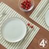 TOPICK Place Mats for Table Linen Blend Table mats Set