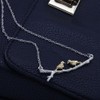 Fibonacci's 925 Sterling Silver and Yellow Gold Tree Branch with
