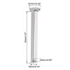 sourcing map Single Hole Clevis Pins - 6mm X 50mm