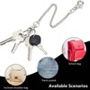 JSUOEO Key Chain, 2PCS Long Heavy Duty Key Ring 24In