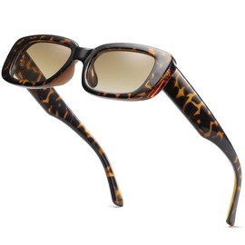 aisswzber Vintage Rectangle Sunglasses for Women Men 90s Fashion Narrow Square Frame Eyewear UV400 Protection