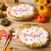 Tioncy 50 Pcs Thanksgiving Plates Thanksgiving Dinnerware 10'' x 12''