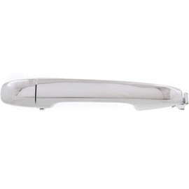 KarParts360 for Subaru XV Crosstrek 2013 2014 2015 Exterior Door Handle Rear, Driver OR Passenger Side Chrome | Trim:All Submodels