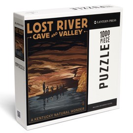 Lantern Press 1000 Piece Jigsaw Puzzle, Lost River Cave, A Kentucky Natural Wonder
