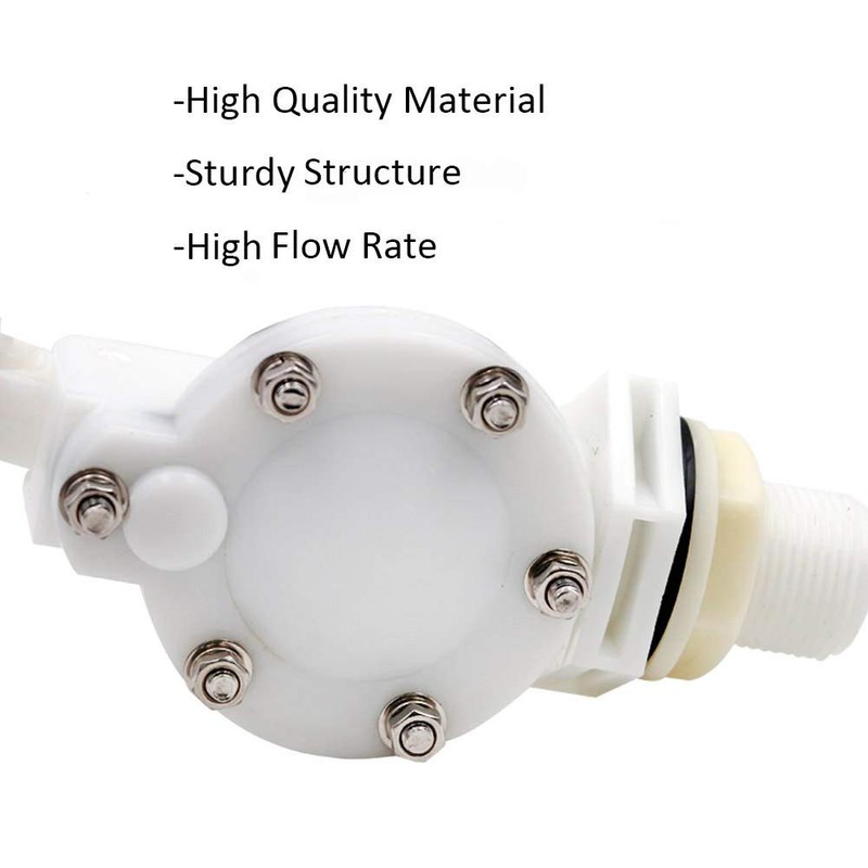 ZHEQOGZH Water Float Valve with Adjustable Arm, Heavy Duty Float