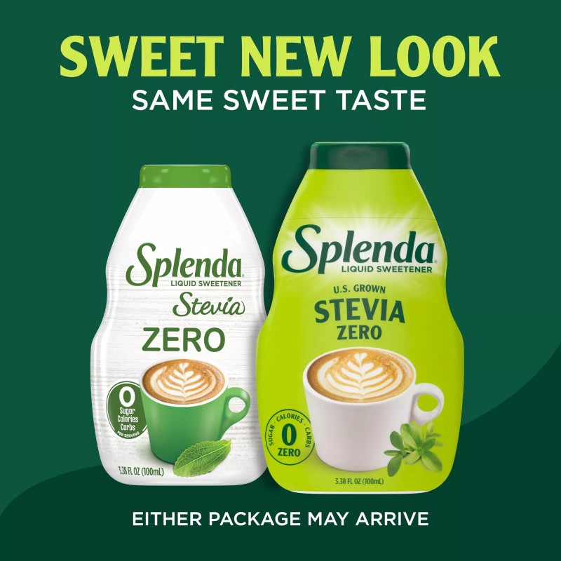 Splenda Liquid Sugar Substitute Zero Calorie Sweetener Pack of 2