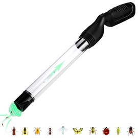 Qualirey 1 Pack Bug Vacuum for Adults Bug Vacuum Catcher Insect and Spider Traps Sucker Battery Powered Grabber with LED Light Stink Ant Moth Cockroach Small Bedbug