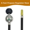 6 FT Propane Adapter Hose Regulator Kit for Blackstone 17in