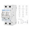 MOLLOM DC 2 Pole Miniature Circuit Breaker,400V 10A, C10 Scene