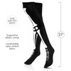 Skeleteen Skeleton Thigh High Socks - Goth Costume Bone Over
