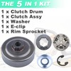 Adefol 3/8"-7T Sprocket Clutch Drum Kit for Echo CS-352 CS-310