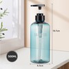 Shampoo Bottle Dispenser, Segbeauty Set of 3, Large Capacity, Refill