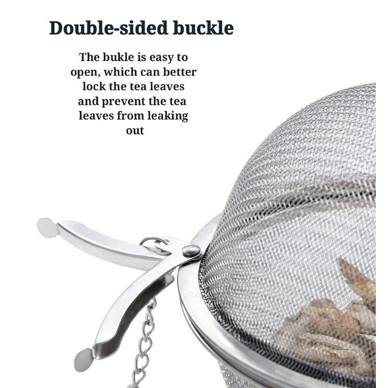 RoserRose Set of 3 Tea Filters, Stainless Steel, 4.5 cm