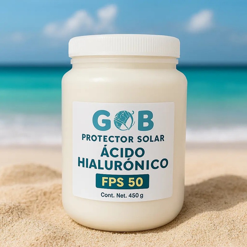 Protector Solar Ácido Hialurónico Crema Ozonizada 50 450 G