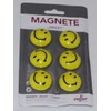 Zeller Magnet-Set Smiley 6 pcs, Metal Multi-Colour, 3 x 3