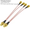 TUOLNK SMA Female to Dual Male Coaxial Cable SMA Splitter
