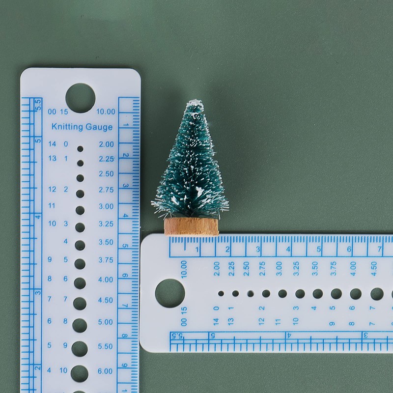 Pack of 12 Mini Christmas Tree, Artificial Bottle Brush, Christmas