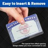 LIEMAND 6 Pack Social Security Card Protector Sleeves, Ultra Clear