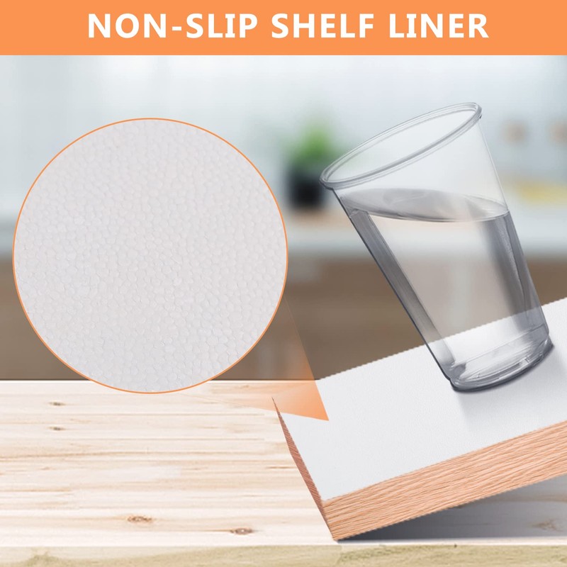 WochiTV Shelf Liner for Cabinets, Drawer Non Adhesive Non Slip