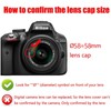 2pcs 52mm Lens Cap Lens Cap Lens Cap Lens Protector