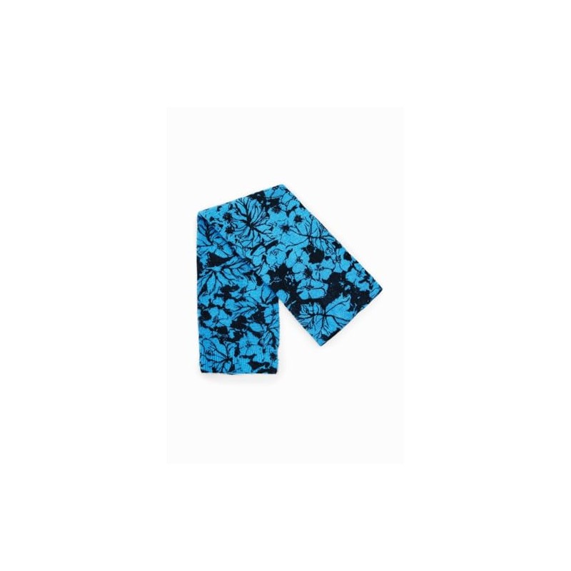 Desigual Women's Accessories Fabric Long Boa Scarf, blue