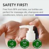 2 Pack Refillable 8oz Plastic Pump Dispenser Bottles, Pump Dispenser