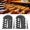 Thread Pitch Gauge Black Aluminum Alloy Metric Imperial Multi-Gauge Measuring