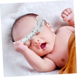 HOMSFOU Baby Head Circumference Measuring Ruler, 24Inch Head Measuring Tape, PP Plastic Infant Head Circumference Tape 26cm+60cm