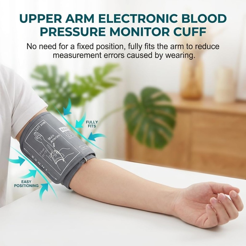 Replacement Extra Large Cuff Compatible with Omron BP Monitors, Adjustable