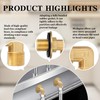 Wall Mount Commercial Faucet Installation kit,Brass 90 dergee backsplash Mount