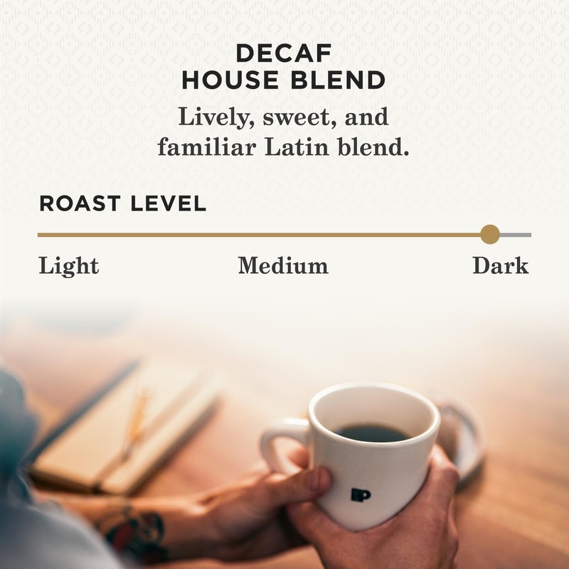 Peet's Coffee, Dark Roast Decaf Single Serve Coffee Pods -
