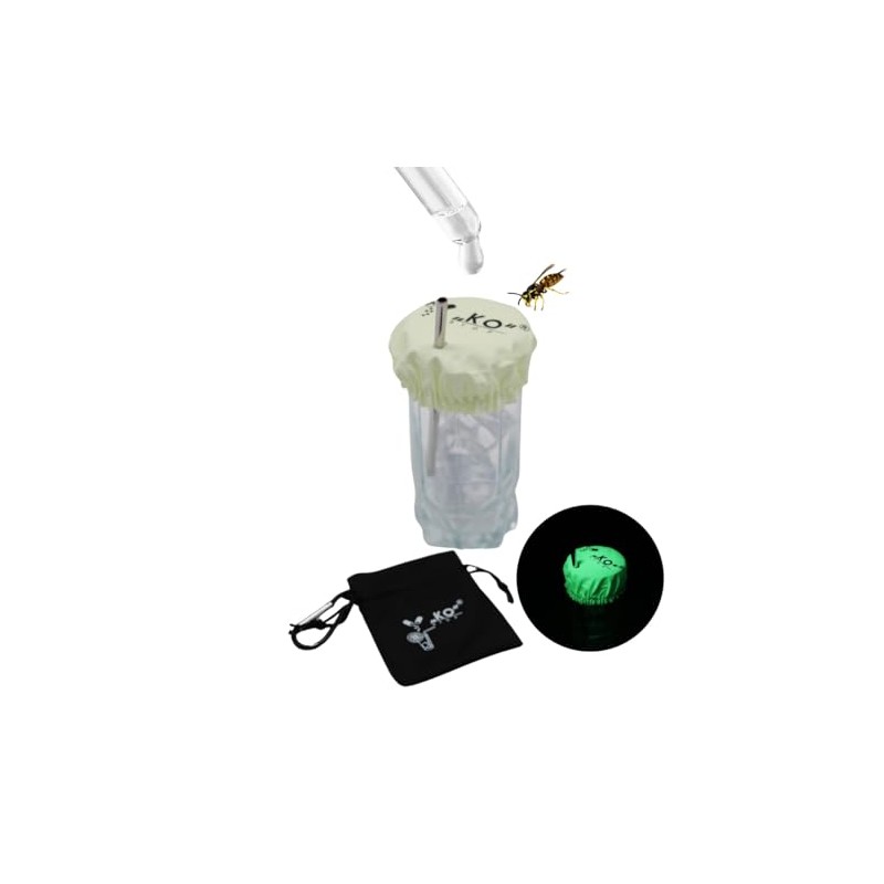 Ko Stop® Beverage Protector Lid with Keyring - Glow in