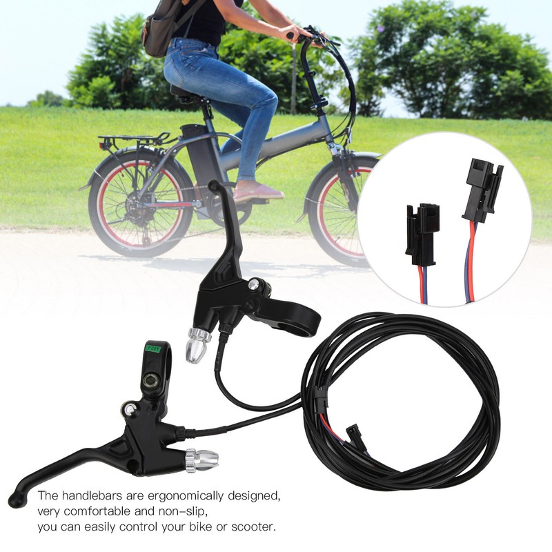 1Pair Electric Bicycle Scooter EBike Conversion Accessory Electronic Brake Lever