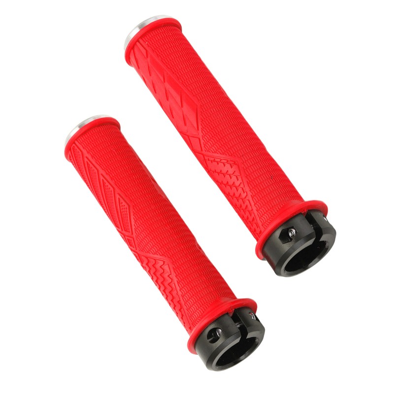 2pcs/set Bike Handlebar Grip Anti Slip Texture Durable Bicycle Handlebar