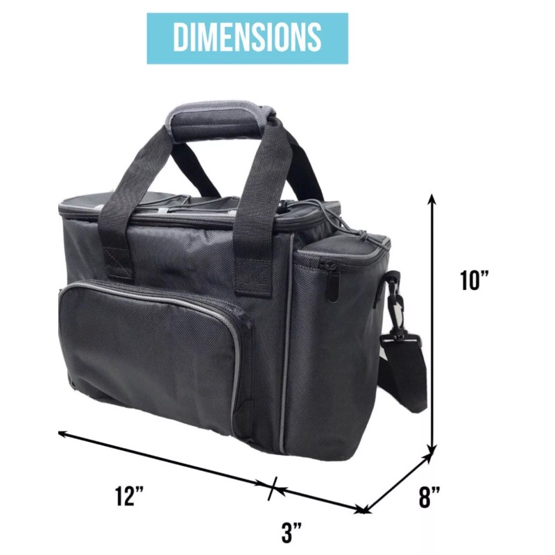 FOXI Large Lunch Cooler Bag Insulated Reusable Lunch Bag For