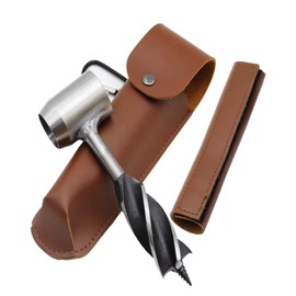 S.fields.inc Short Twist Ring Auger Hand Auger Hole Drilling Manual Survival Camping Outdoor