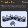 JEUCLEL 6PCS 3/4"Drive Torx Star & Spline Impact Socket Set,
