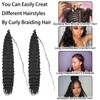 2 x 22 Inch Deep Wave Bulk Hair for Braiding