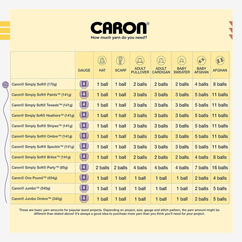 Caron One Pound Yarn, 16 Ounce, Deep Violet