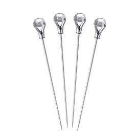 Prodyne BL-6 Bloody Mary Cocktail Skewer, Set of 4, Clear