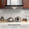 STICKGOO 10-Sheet Herringbone Tile Peel and Stick Backsplash, Beige Mixed