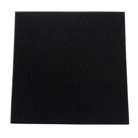 INOAC PU102525 Soft Urethane Foam, 0.4 x 9.8 x 9.8 inches (10 x 250 x 250 mm), Black