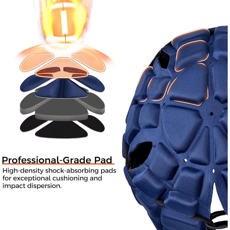 COOLOMG Children's Head Guard Helmet Sports Training Rugby Football Goalkeeper